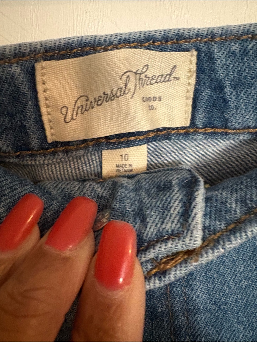 Universal Threads NWT Classic Blue Denim Maxi Skirt - Timeless A-Line Design 10 - Picture 5 of 13